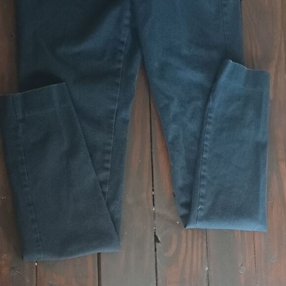 Old Navy Black Pixie Skinny Ankle Work Pant Women's Size 4 Tall Never-Fade - Picture 6 of 7